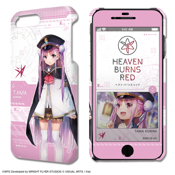 『ヘブンバーンズレッド』デザジャケット iPhone 8 Plus/7 Plus/6 Plus/6s Plusケース&保護シートデザイン06(國見タマ)